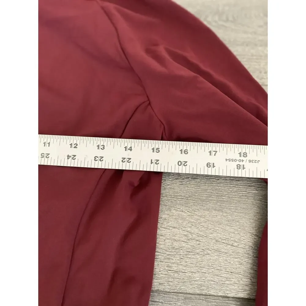 90'DEGREE women's demi-season burgundy jacket Size S A001932